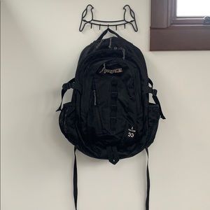Jansport Black Tulare 33 Nylon and Mesh Backpack